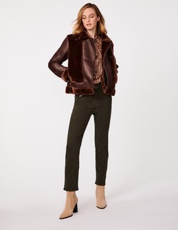 Vegan Fur-Leather Jacket