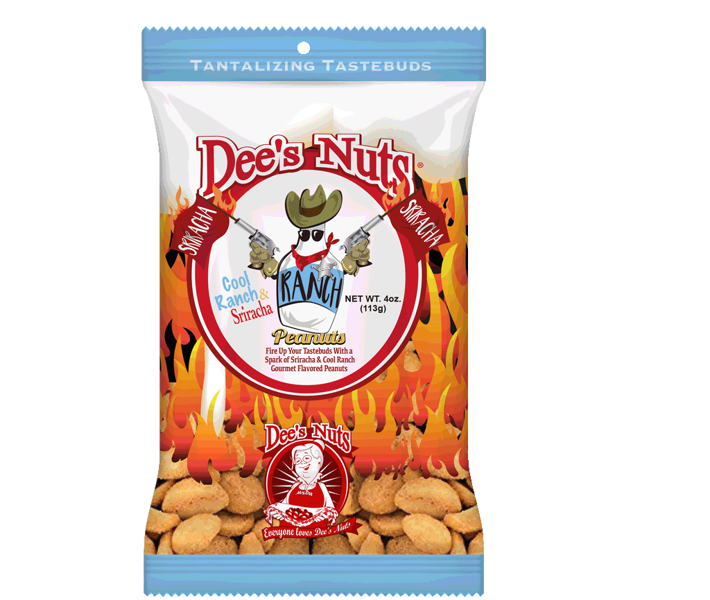 Dee's Nuts Cool Ranch Hot Sriracha Press Coverage Ready Product Press Hook