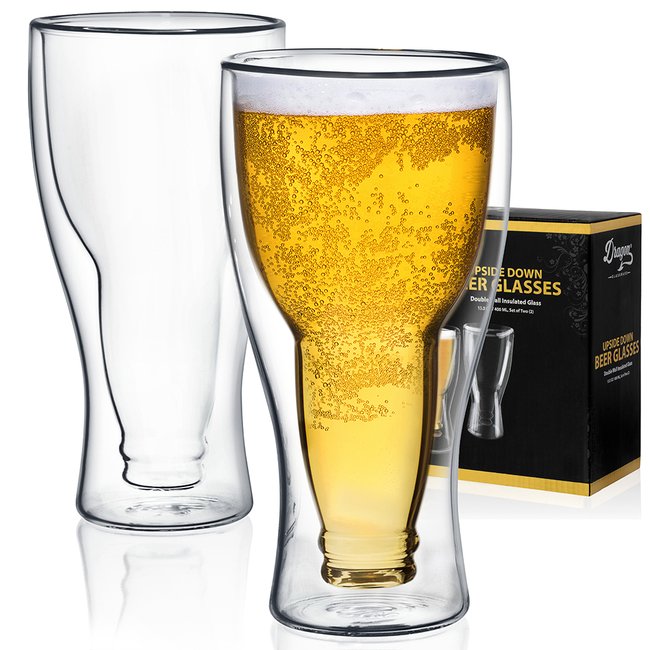 Upside Down Beer Glasses Public Relations Media Kit Press Hook