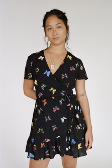 Gaia Butterfly Wrap Dress