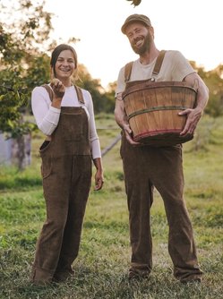 Corduroy Swoveralls - Brown