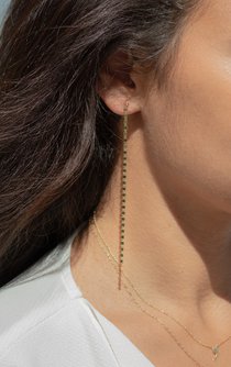 Valentino Chain Drop Earrings