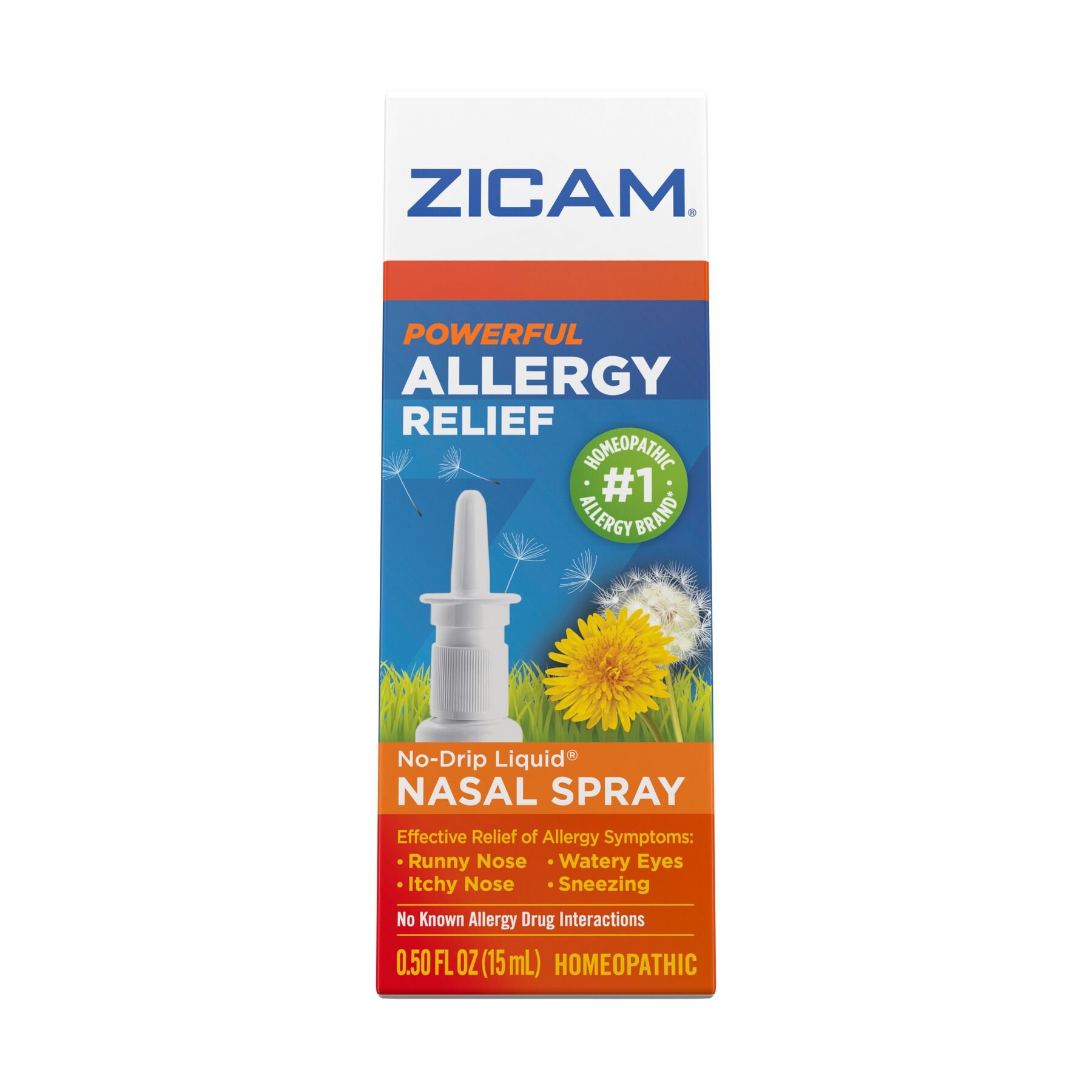 Zicam® Allergy Relief NoDrip Liquid® Nasal Spray Press Coverage
