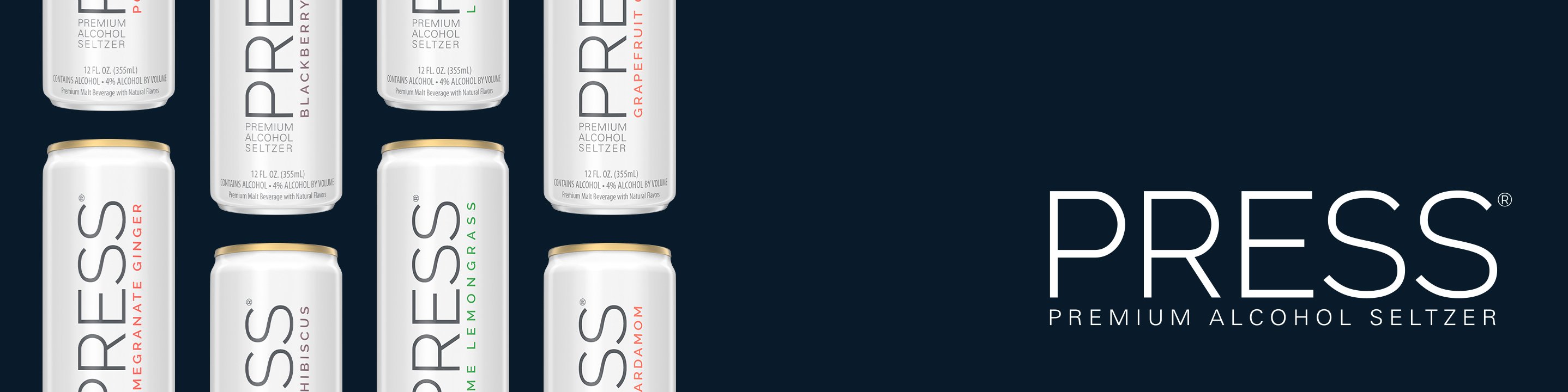 PRESS Premium Alcohol Seltzer Press Coverage Ready Brand Press Hook