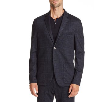 Olana Plaid Knit Blazer