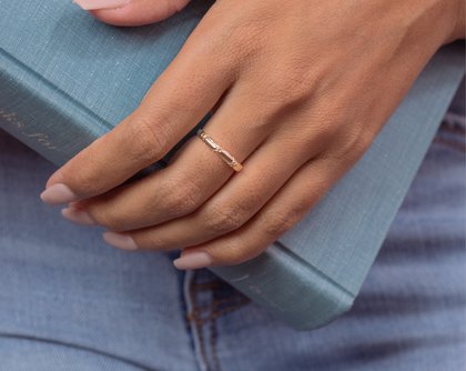 Terra Gold Band Ring