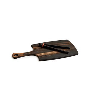 Café Paddle & Tong Set