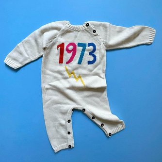 Knit Baby Romper - 1973