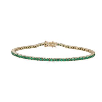 Emerald Tennis Bracelet