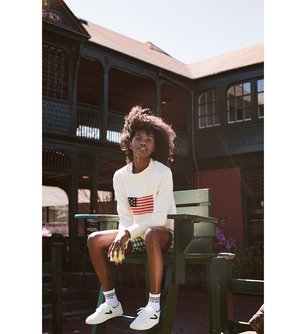 Ivory Americana Sweater