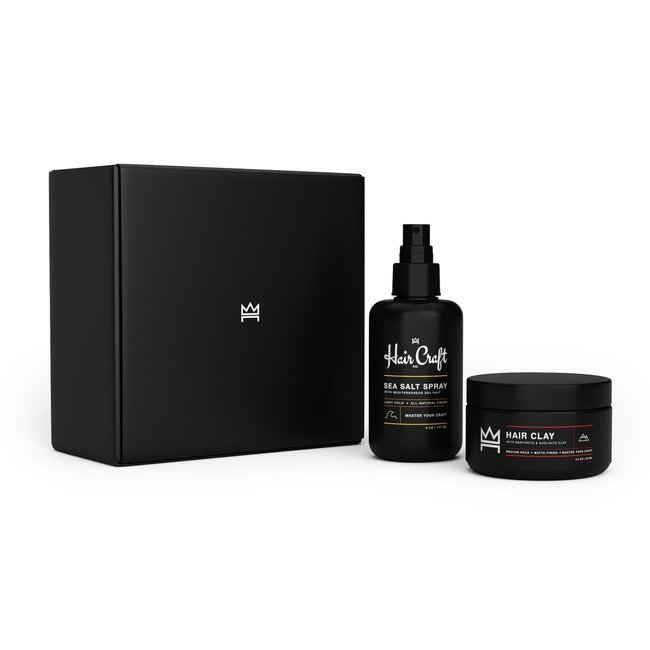 Sea Salt Spray + Hair Clay Bundle