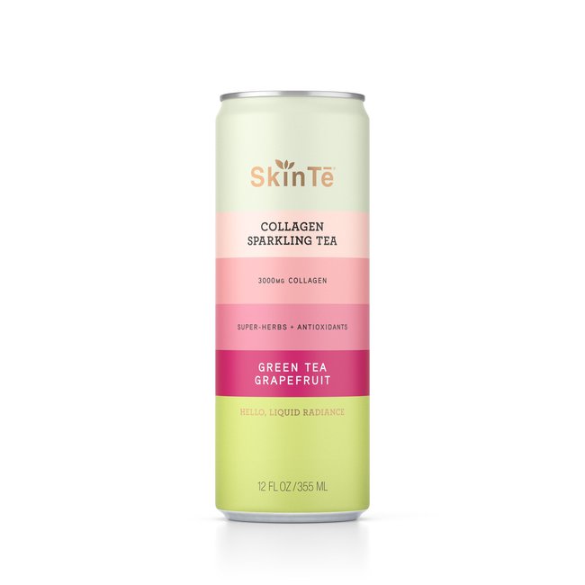Green Tea Grapefruit Collagen Sparkling Tea