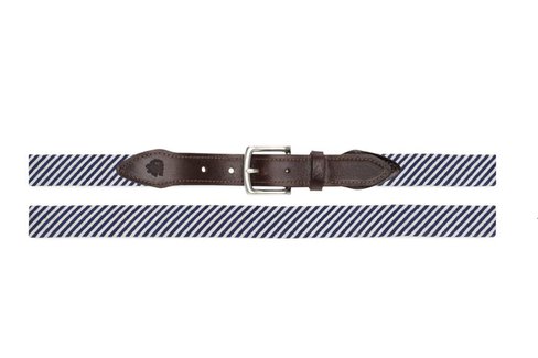 Seersucker Needlepoint Belt