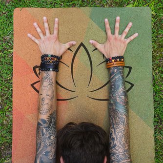 Lotus Flower MantraMat Yoga Mat