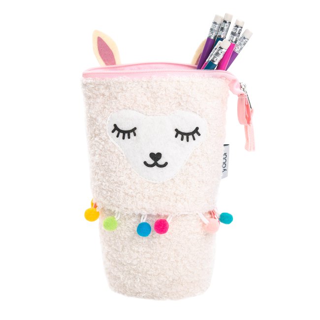 Stand Up Llama Pencil Case