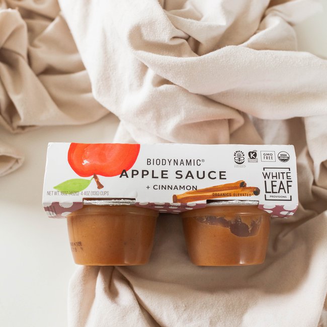 Biodynamic Ceylon Cinnamon + Apple Sauce (4 cup pack)