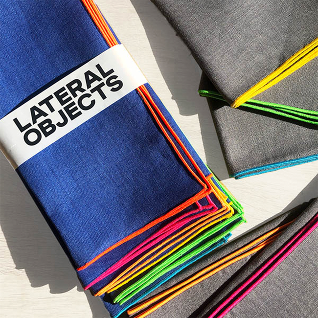 Lateral Objects Frame Napkins