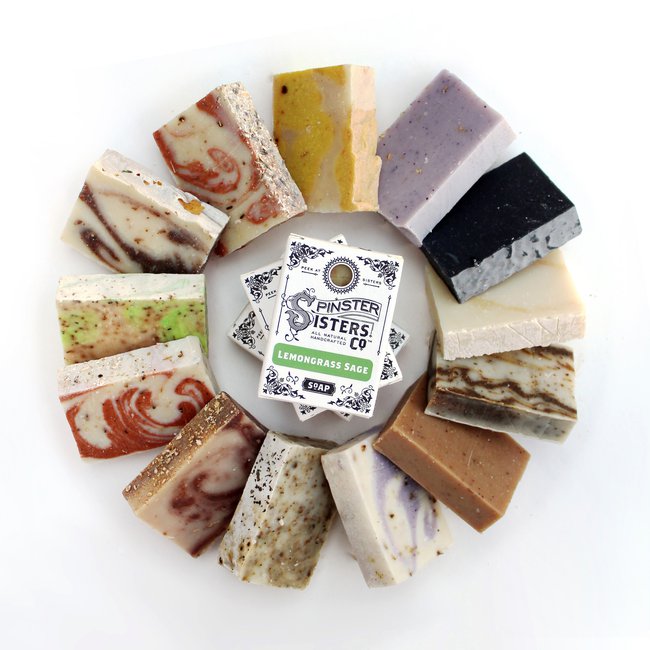 Spinster sisters Lemongrass Sage Bar Soap