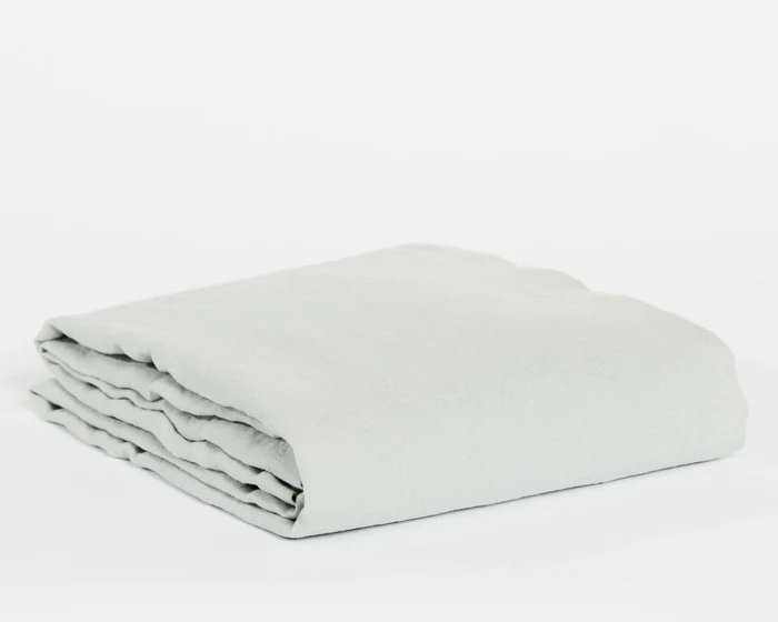 Organic European Linen Top Sheets Press Coverage Ready Product
